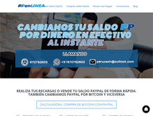 Tablet Screenshot of paypalenlinea.com